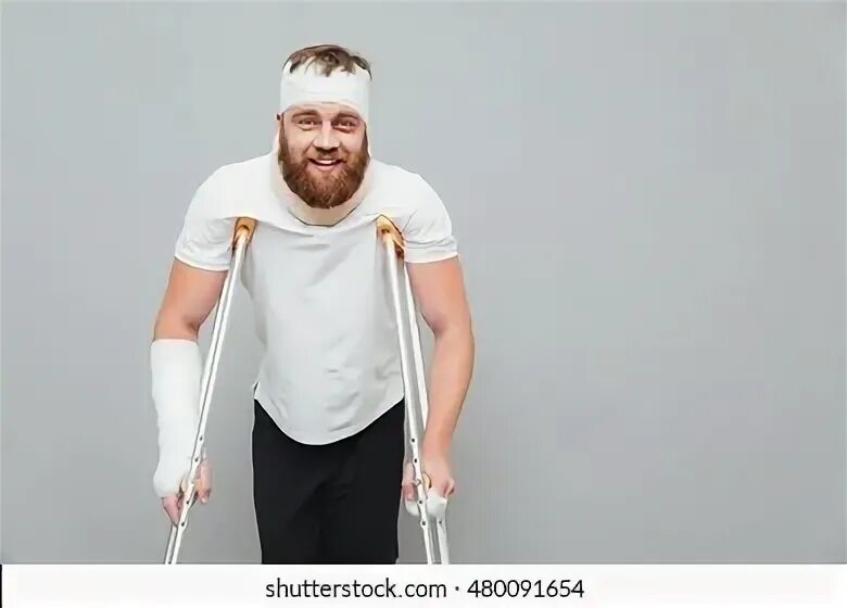 Injured man. Injured man
