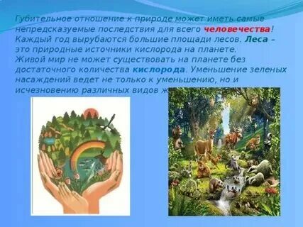 Люди по разному относятся к природе