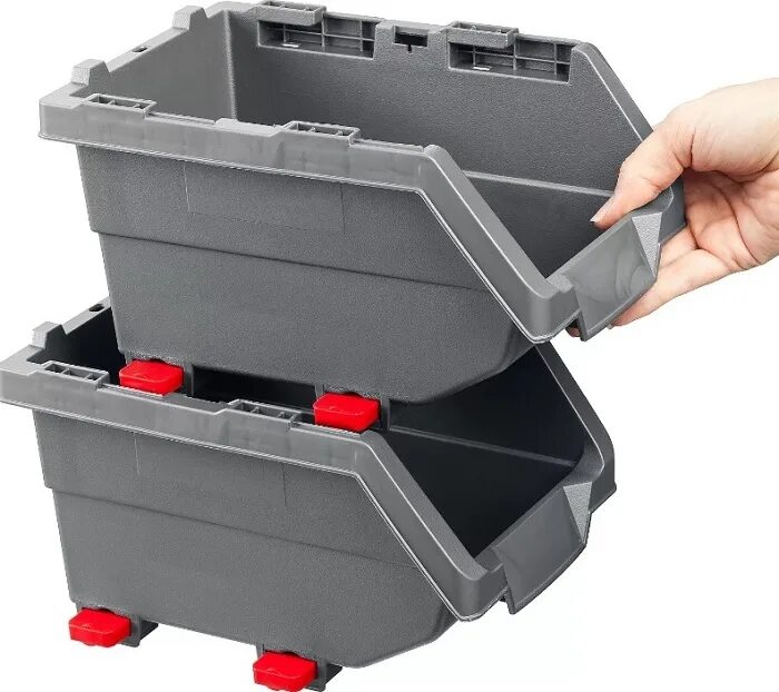 Лоток для метизов keter clickbin (17193662) 31. Комплект лотков keter click bin medium set 4 pcs. Набор лотков keter clickbin. Click bin. 1.