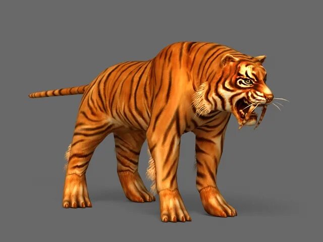 Новые модели тигр. Модель тигра для 3ds Max. Тигр в 3 д Макс. Саблезубый тигр 3d модель. Кибер тигр 3д модель.