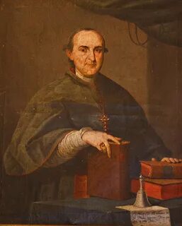Retrato de Antonio Martínez de la Plaza, obispo de Canarias. 
