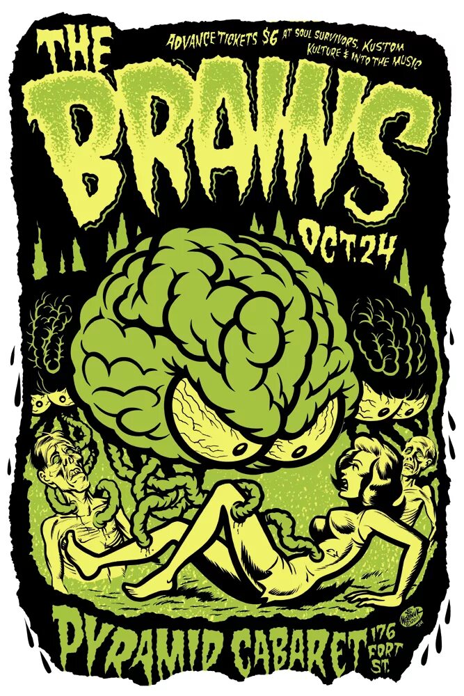 Bad brains. Группа bad brains. мозг плакат. bad brains постер.