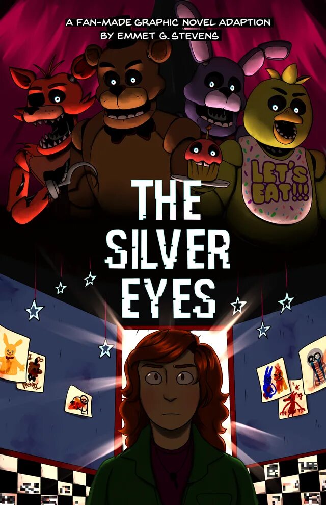 Серебряная книга фнаф. Генри Эмили ФНАФ серебряные глаза. FNAF the Silver Eyes игра. ФНАФ книжка the Silver. Скотт Коутон the Silver Eyes.