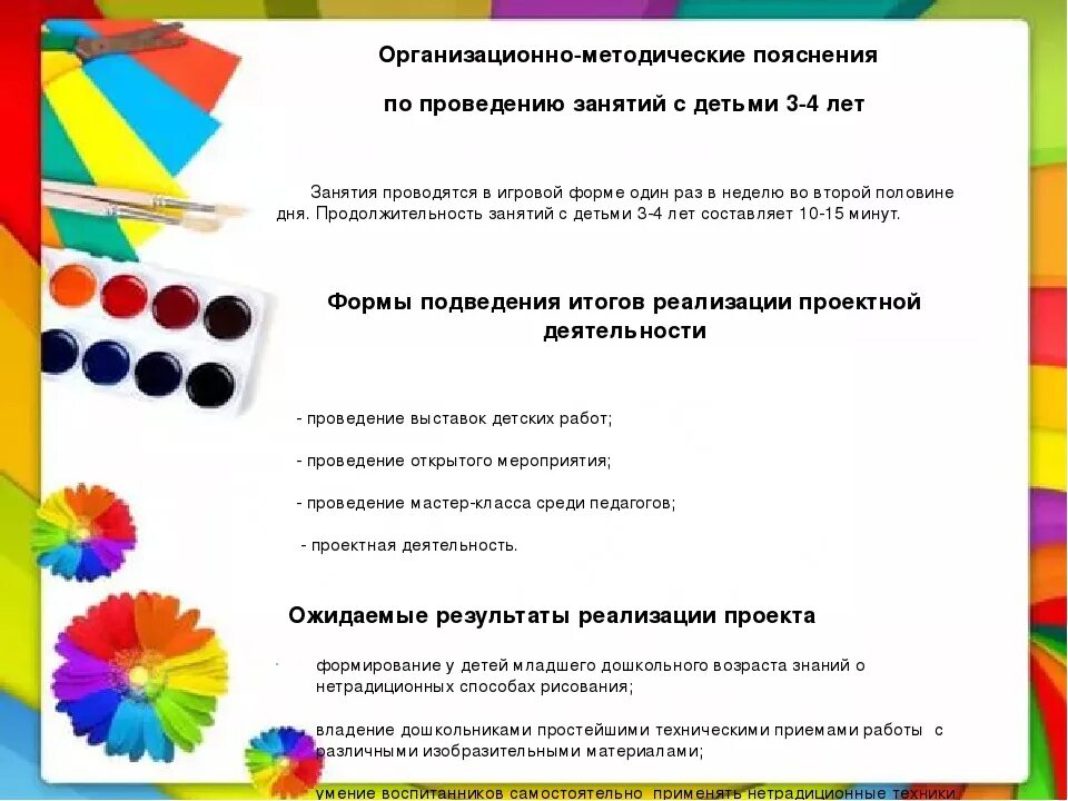 Рисование программное содержание