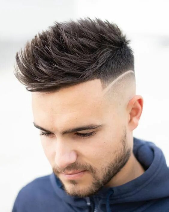 Mens Haircut Men hair highlights, Mens hairstyles with beard, Beard hairstyle