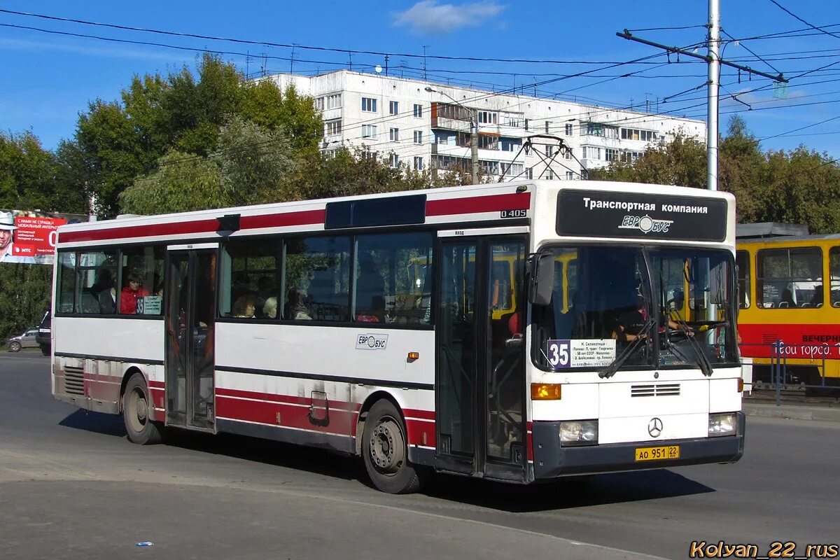 Сайт барнаула автобусов. Автобус 35 Барнаул. Мерседес 35 автобус. Мерседес Бенц o405 Красноярск. Автобус Барнаул 19.