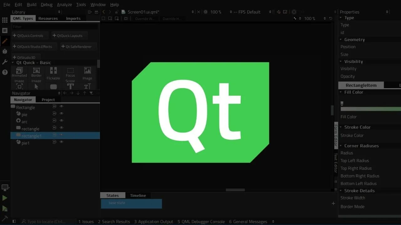 Qt default