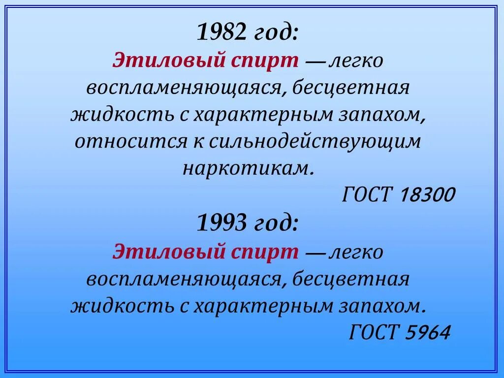 ГОСТЫ спирта по годам. Этанол ГОСТ. Фз о производстве этилового спирта