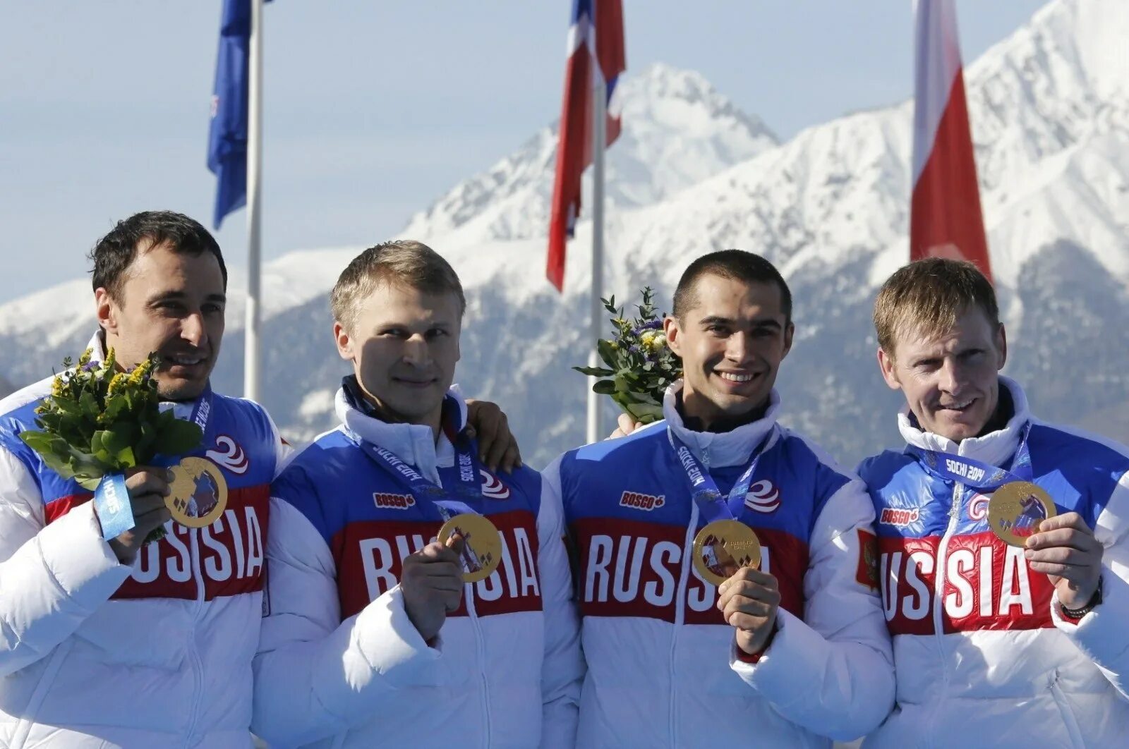 Спортсмены олимпиады 2014. Зубков Бобслей Сочи.