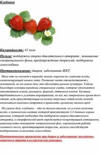 Польза домашней клубники