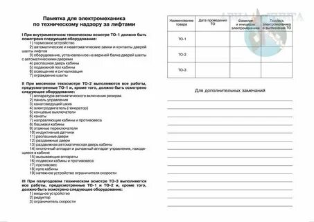 Инструкция по электромеханика по лифтам