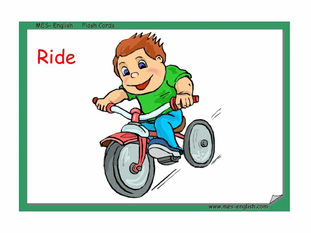 Bike для детей английский. Ride для детей. Карточки на английском Bike. Карточка Ride a Bike. Be ride перевод