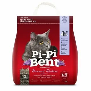 Кошачий наполнитель комкующийся pi pi bent