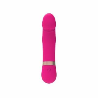 Chisa Розовый мини-вибратор с загнутой головкой Dildo Vibe - 11,7 см. (CN-8...