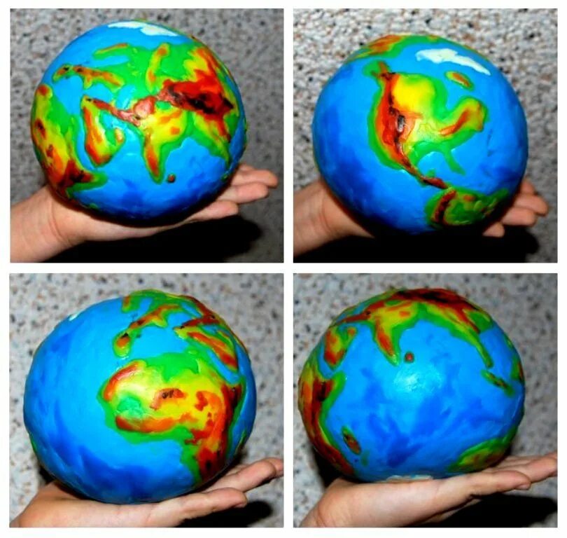 Поделка планета земля своими руками