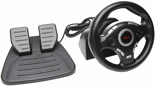 Рули trust. Руль trust gxt. игровой руль gxt 27. trust gxt 27 force vibration steering wheel. руль для компьютера руль trust gxt.