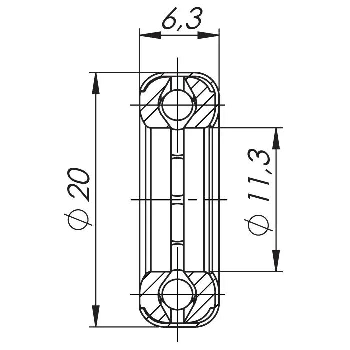 Подшипник к приварной петле t1/141-20. Петля приварная Fuaro t1/141-20, с подшипником. Подшипник к приварной петле t1/141-20 (82130). Подшипник к приварной петле Fuaro.