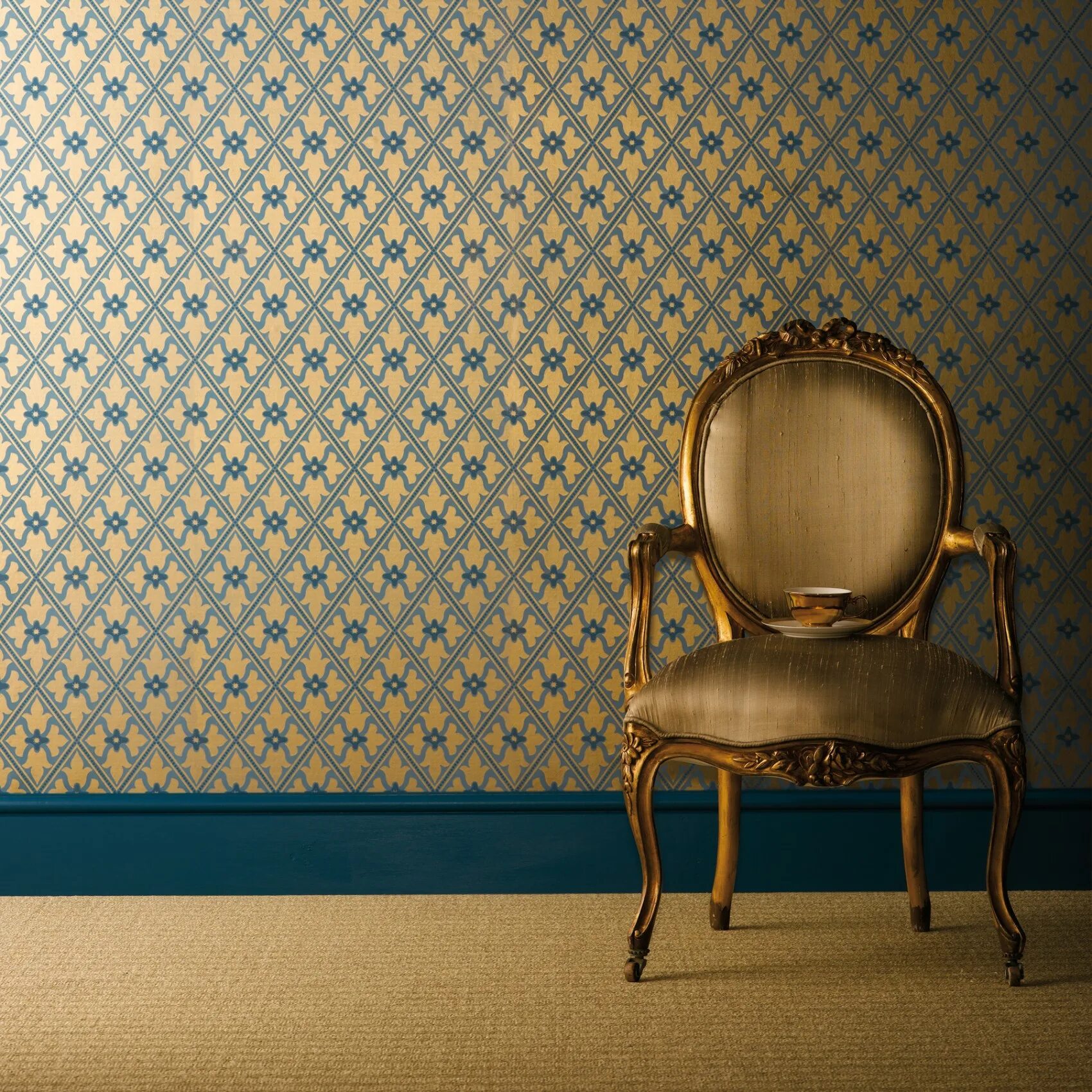 Scene collection. Английские обои little Greene, коллекция London Wallpapers IV, артикул 0251gotropi. Английские обои little Greene, коллекция London Wallpapers IV. Little Greene обои. Обои little Greene London Wallpapers 4.