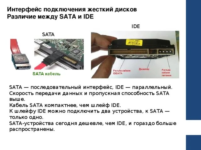 Презентация по информатике "Современная компьютерная техника - взгляд изнутри"