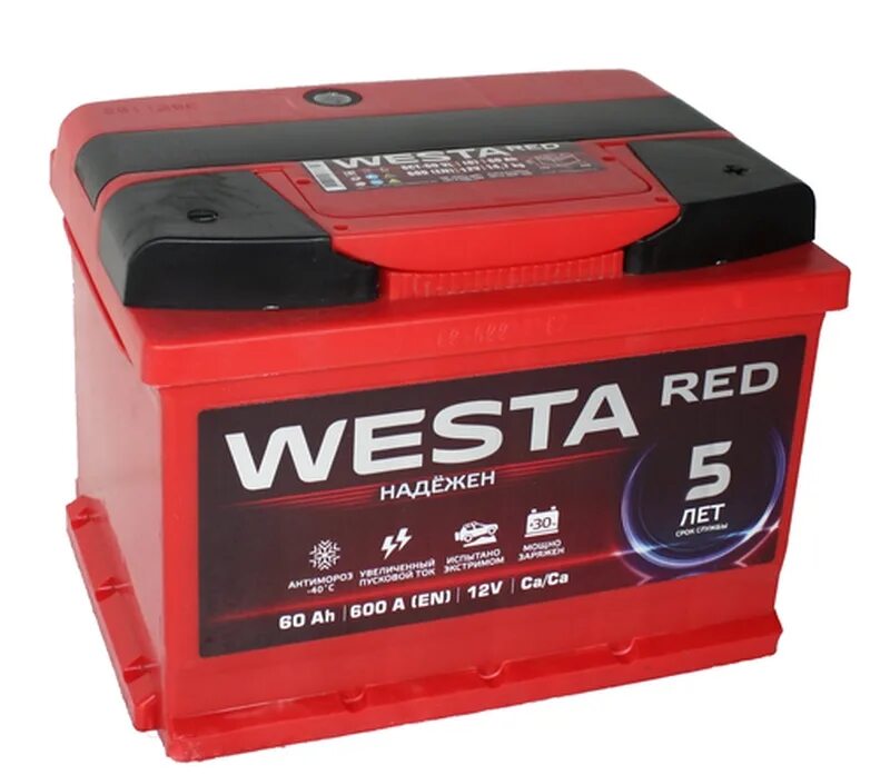 Аккумулятор автомобильный 600. Westa 60ah. Аккумуляторная батарея Westa Red 6ст60. Westa Red EFB 62 Ач 650 а. Аккумулятор Westa Red (Казахстан) 6ст-65 о.п 650а.