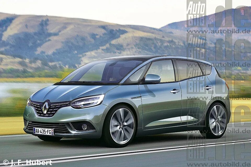 Renault Scenic compact van 2.0 AT diesel 150 hp fwd type of drive 2 generation, 