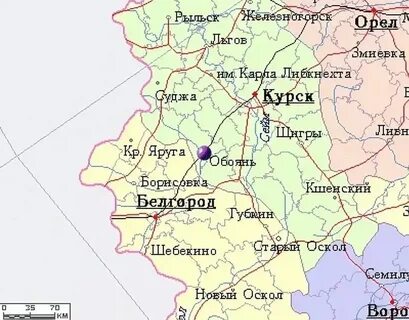 Суджа курская область карта граница с украиной