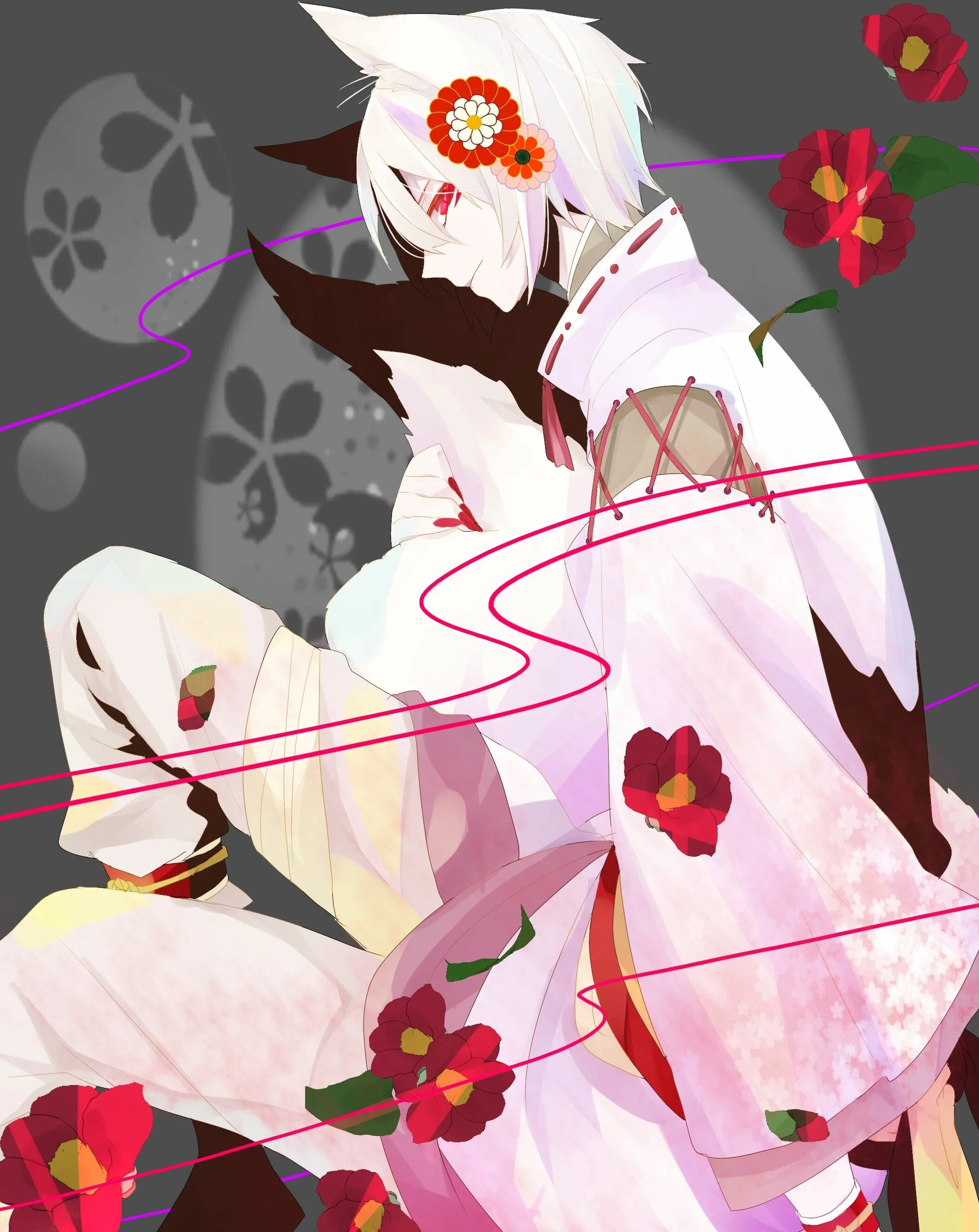 Японская мифология ёкаи кицунэ. Кто такой екай. Йокай демон. Ёкаи китсуне. Бьякко кицунэ.