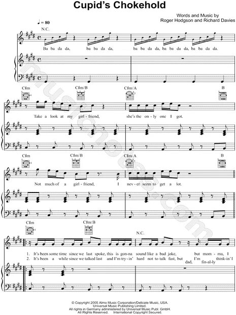 Cupid s chokehold featuring patrick. Cupid&#039;s chokehold. gym class heroes cupid&#039;s chokehold. cupid&#039;s chokehold (featuring patrick stump). cupid variation ноты.