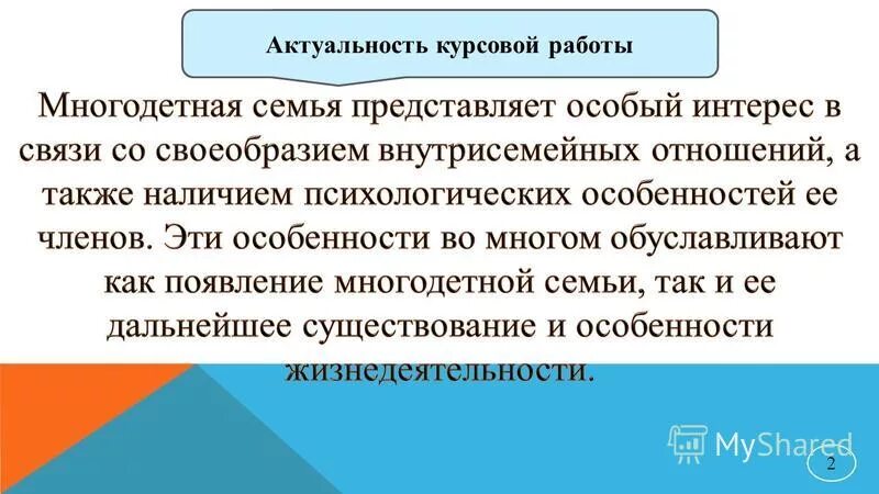 Социальная поддержка многодетных семей курсовая. Социальная поддержка многодетных семей курсовая