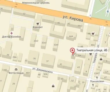 Карта калуги кирова