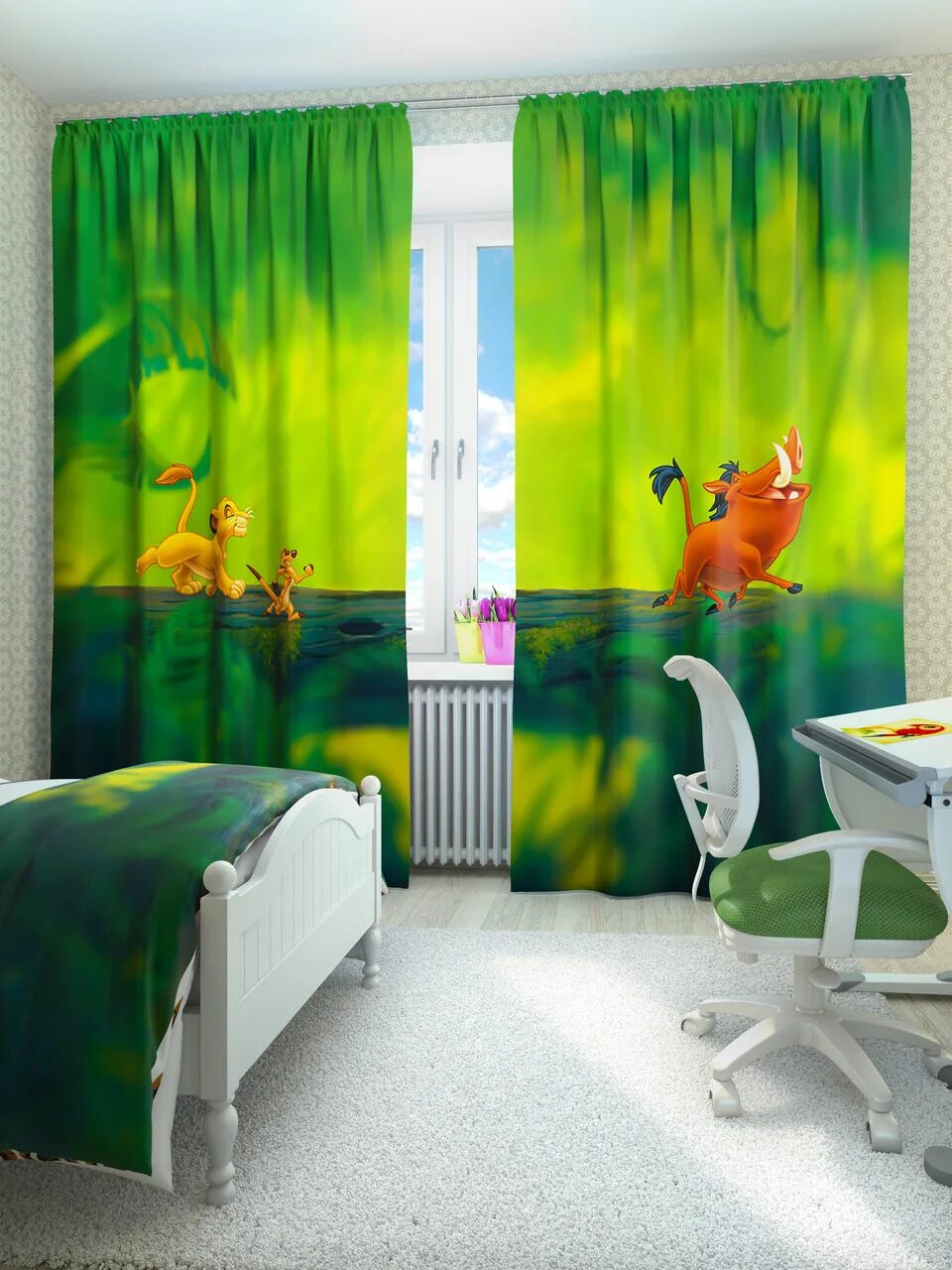 детские шторы. шторы для детской комнаты. шторы светло зеленые. зеленые шторы в детскую. детские зеленые шторы.