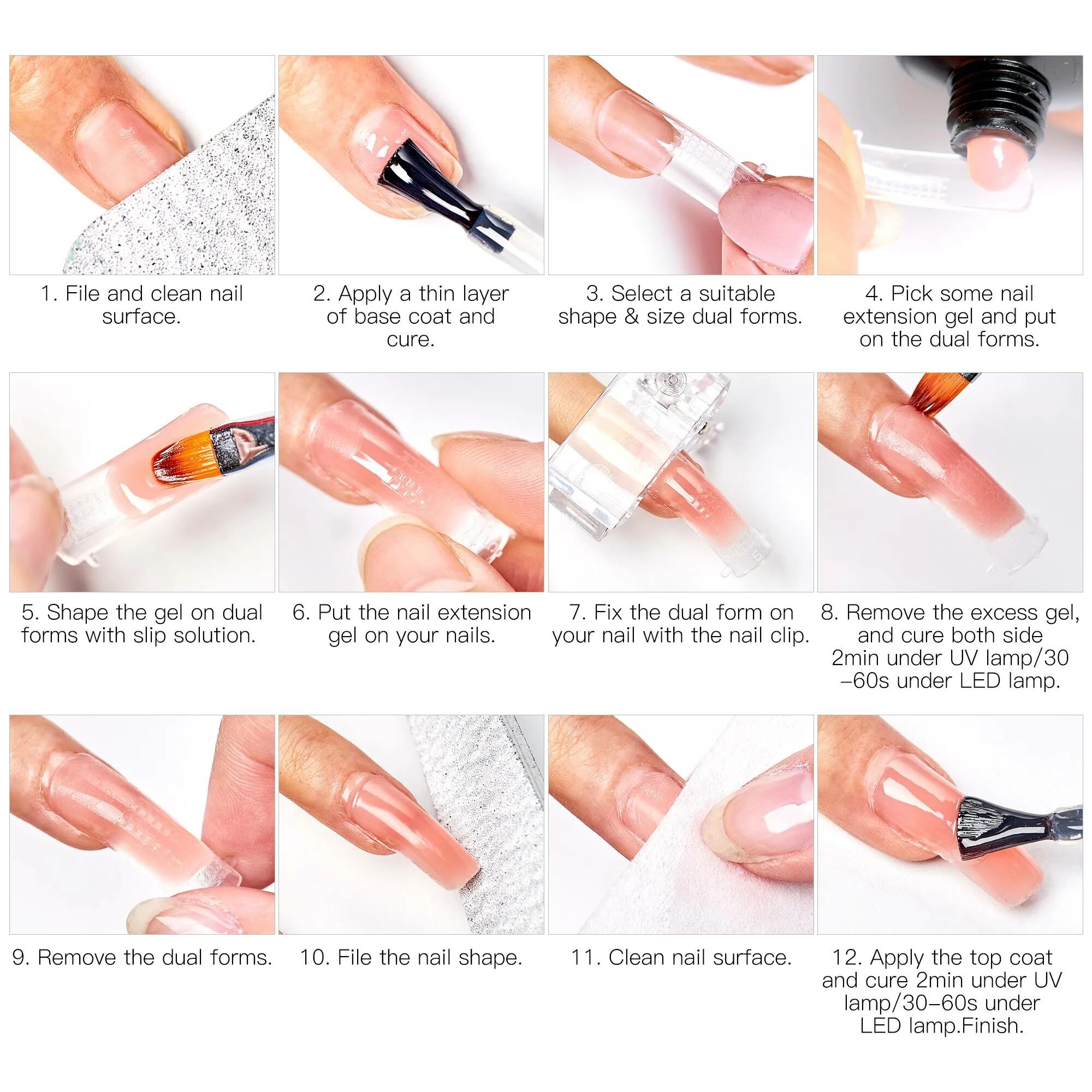 Extension Fashion Polish Stickers Gel Nail Wrap Silk Fiberglass - купить по низк