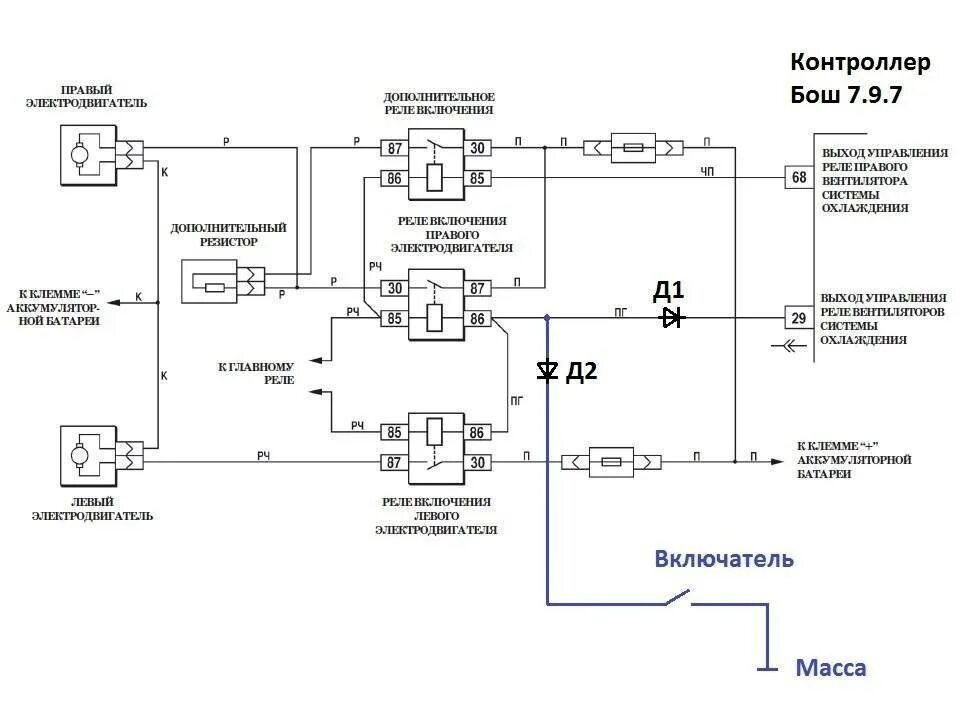 Цепь управления вентилятором охлаждения ВАЗ 2115. Датчик включения вентилятора охлаждения Гранта 8 клапанов. Доп реле на вентилятор охлаждения 2110.