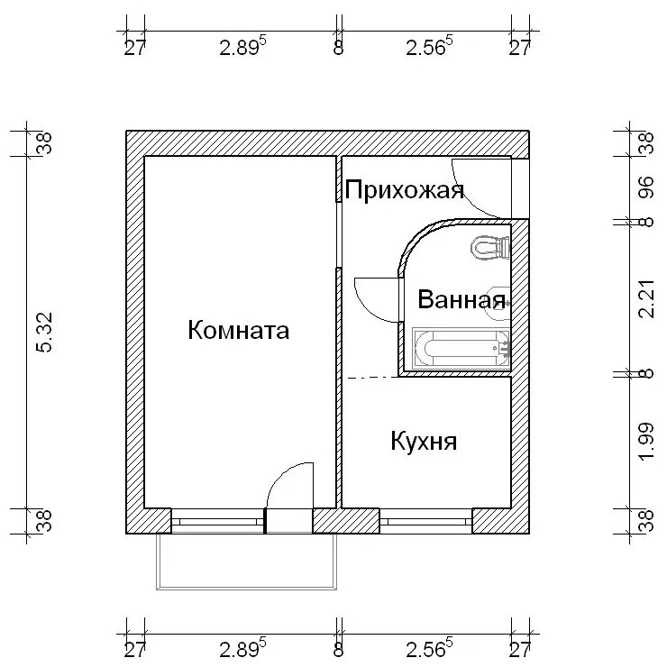 Размеры комнат в панельном доме. Чертеж однокомнатной квартиры с размерами в панельном доме. План однокомнатной квартиры с размерами чертеж. Планировки квартир хрущевки 1 комнатных схемы. План квартиры чертеж однокомнатная.