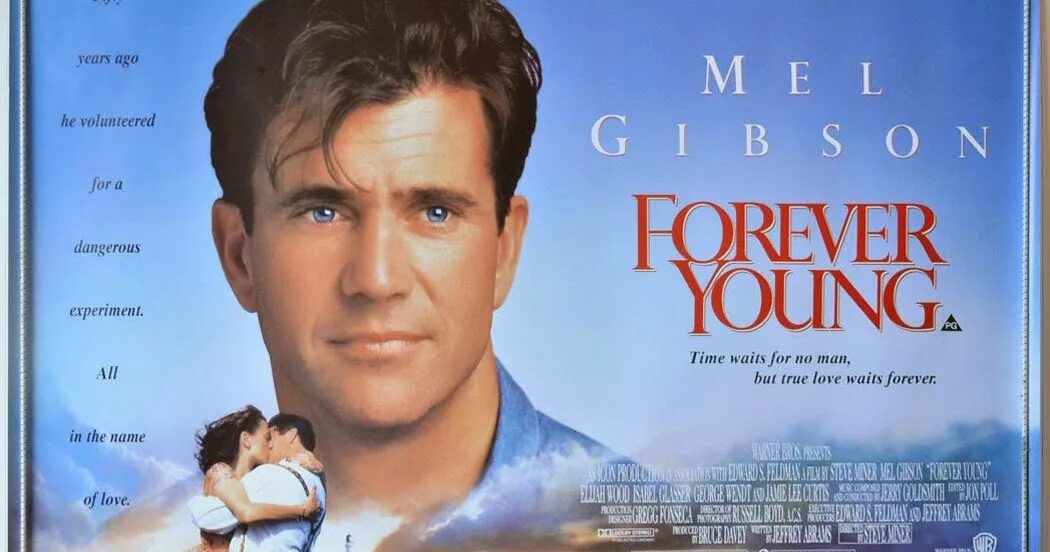 И жизнью вечно молодой. Мэл гибсон forever young. вечно молодой 1992 постер. фото афиша вечно молодой 1992. jamie gipson.