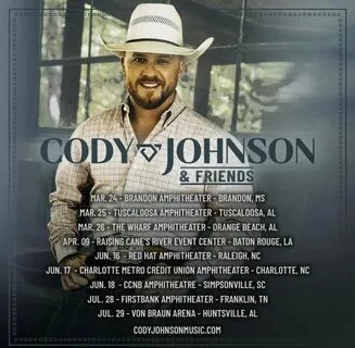 When do Cody Johnson 2022 tour tickets go on sale and what is the presale c...