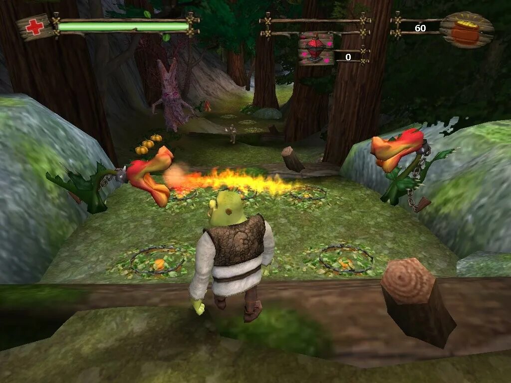 Шрек 1 игра. Шрек 2 игра на пк. Шрек 1 игра. Shrek 2: the game. Игра шрек 2004.