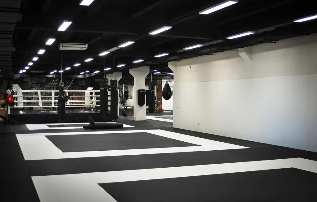 файт фабрика обводный. бойцовский зал. бойцовский клуб зал. тренировочный зал. проект спортзала.