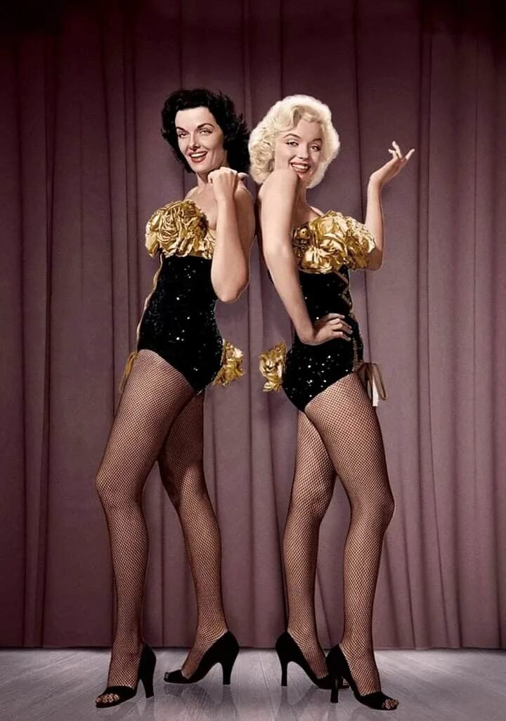 Prefer blondes. Джентльмены предпочитают блондинок (1953). Джейн Рассел джентльмены предпочитают. Мэрилин Монро и Джейн Рассел.