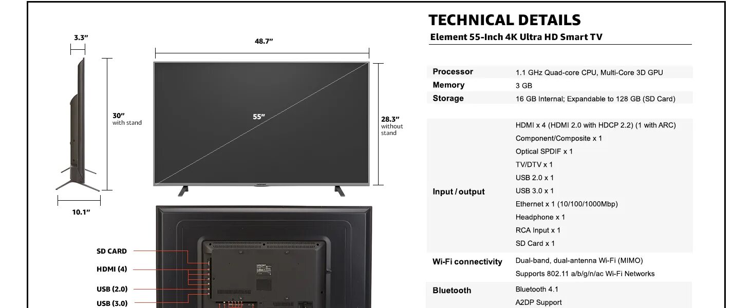 Телевизор 55 вес. Телевизор 55 дюймов Размеры TCL. ТВ 55 TCL дюймов Размеры. Телевизор TCL 65 дюймов Размеры. TCL 65 дюймов габариты.