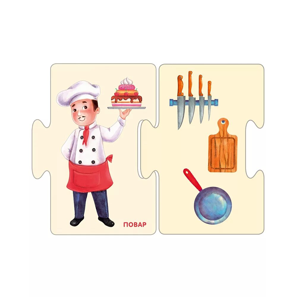 Goula пазл. профессии 15x11 см 26 шт. пазл деревянный «профессии». пазлы профессии. пазлы профессии для детей.