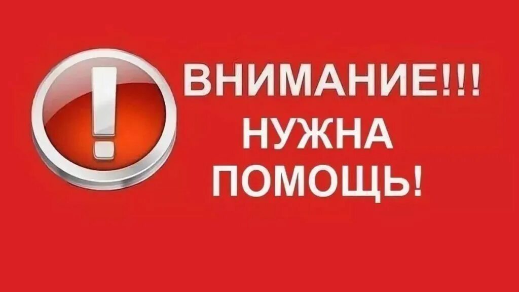 Внимание срочная информация. Нужна помощь. Внимание нужна помощь. Внимание важная информация. Очень важно.