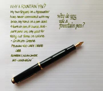 A pen is to me