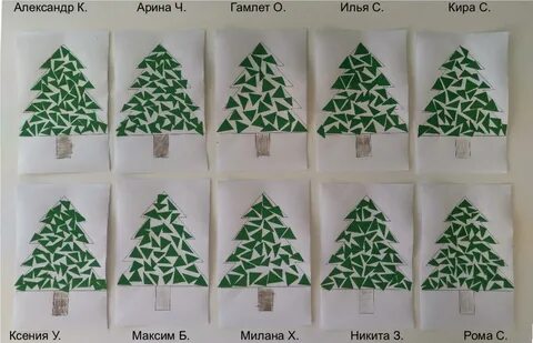 Конспект занятия елочки