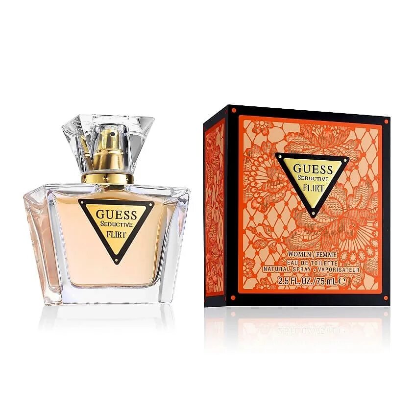 Guess "seductive" 75 ml. Туалетная вода guess seductive flirt. Духи guess seductive flirt оранжевые. Guess "seductive" 75 ml Price. Туалетная вода guess women