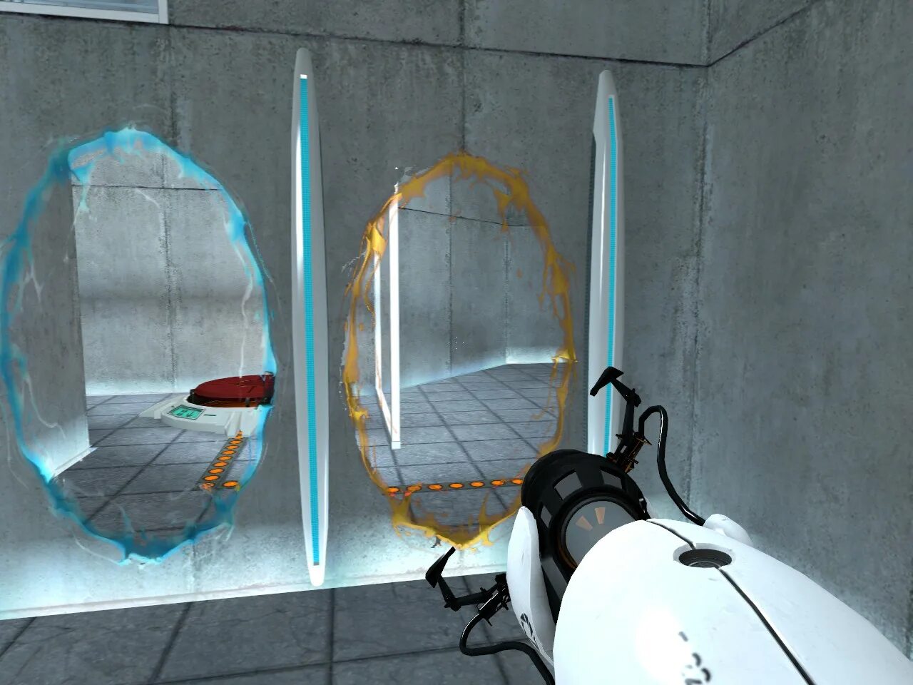 Портал 1 ошибка. Portal 2006 Alpha 28.1.4.5. Портальная пушка портал. Портал 1 пушка. Portal Gun 2005.