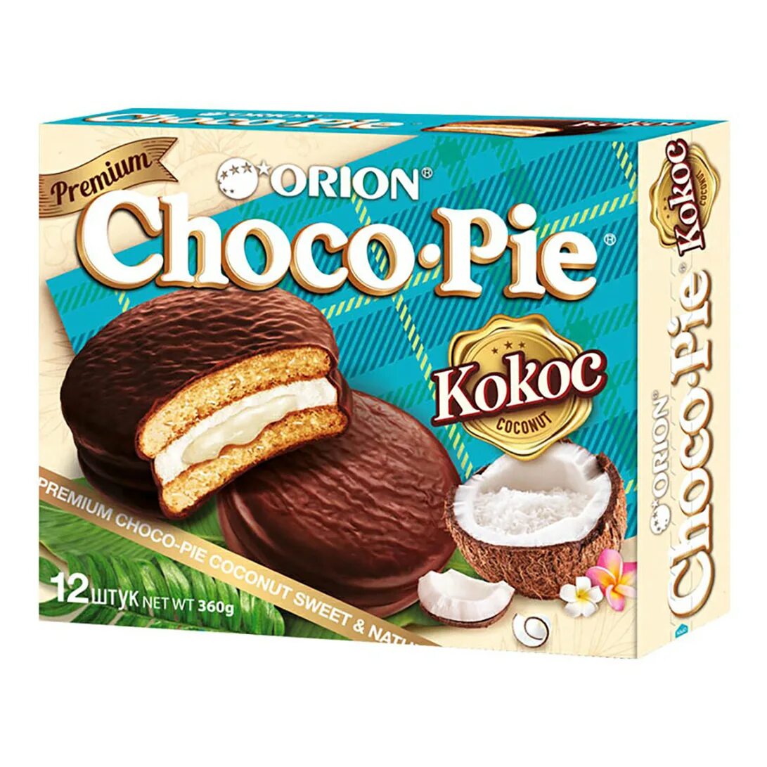 Чокопай со вкусом кокоса. Печенье орион чоко пай. Чокопай печенье бисквит с кокосом. Orion чокопай вкусы. Чокопай.
