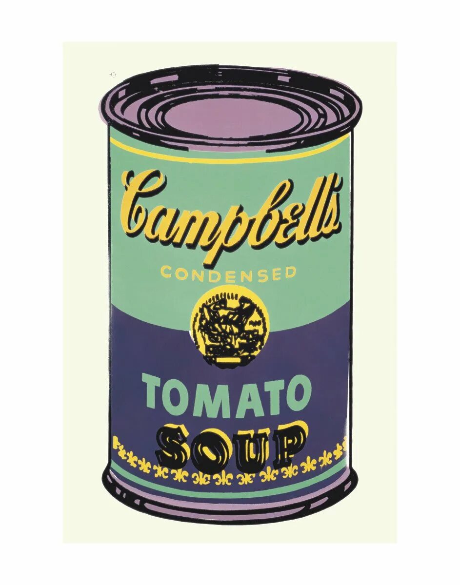 Soup cans. Энди Уорхол суп Кэмпбелл. Картина Энди Уорхола банка супа. Энди Уорхол картины томатный суп. Банка супа Кэмпбелл.