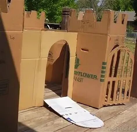 Cardboard Forts, Cardboard Box Crafts, Cardboard Castle, Forts En Carton, D...