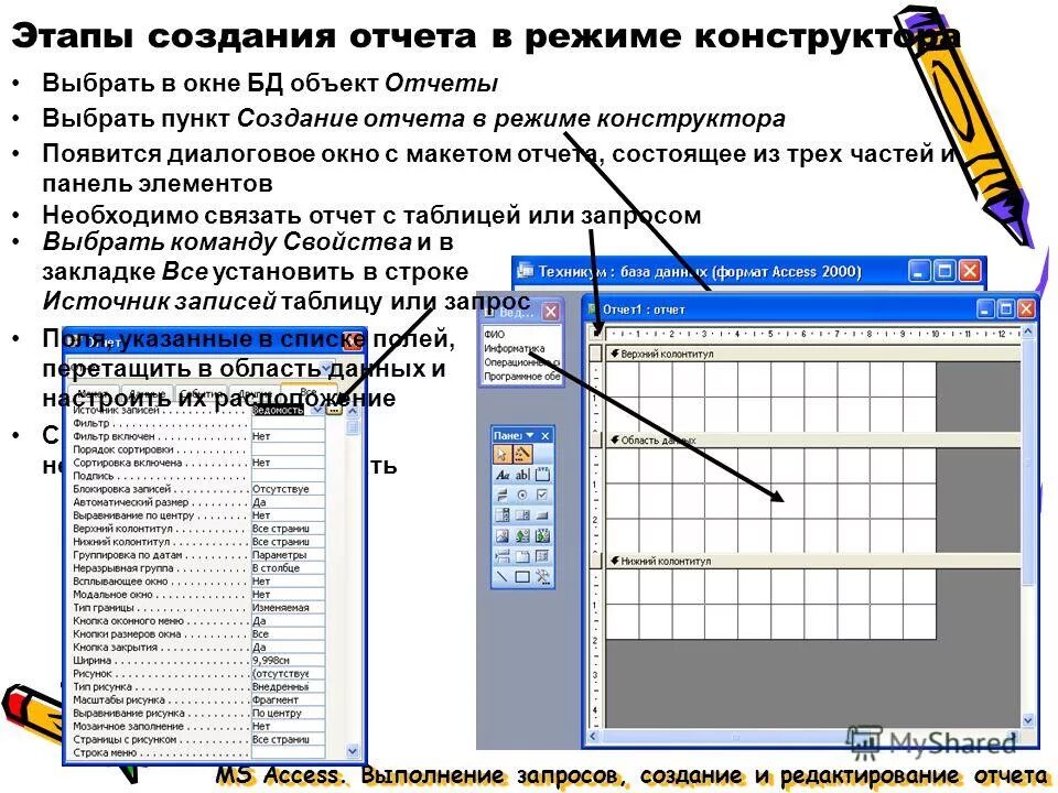 отчёт в базе данных access. отчеты создание отчетов в access. ленточный отчет access. способы создания нового отчета. создание отчетов в access.